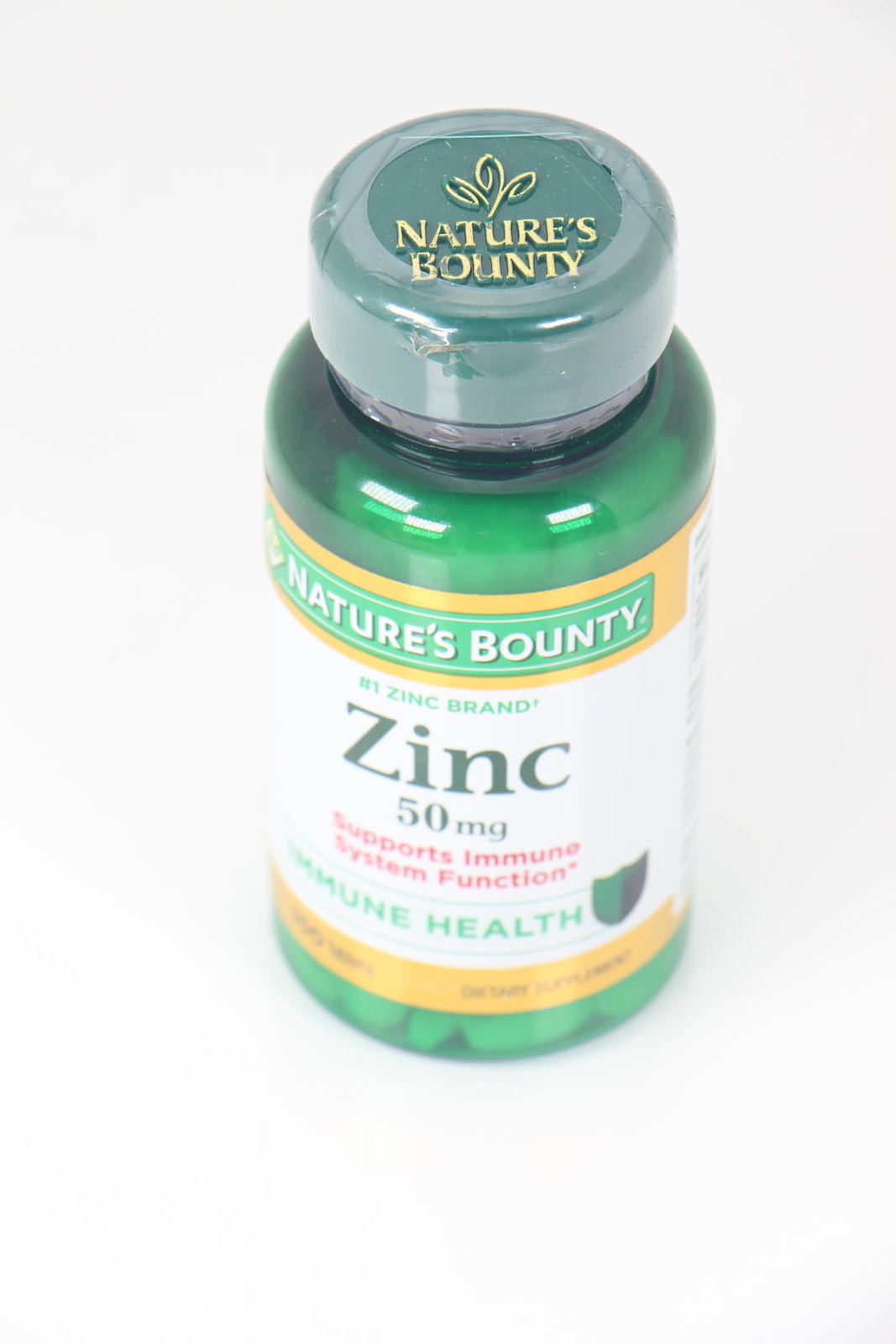 5 PACK Nature’s Bounty Zinc 50 mg, 100 Ct EXP 1/26+ U40A