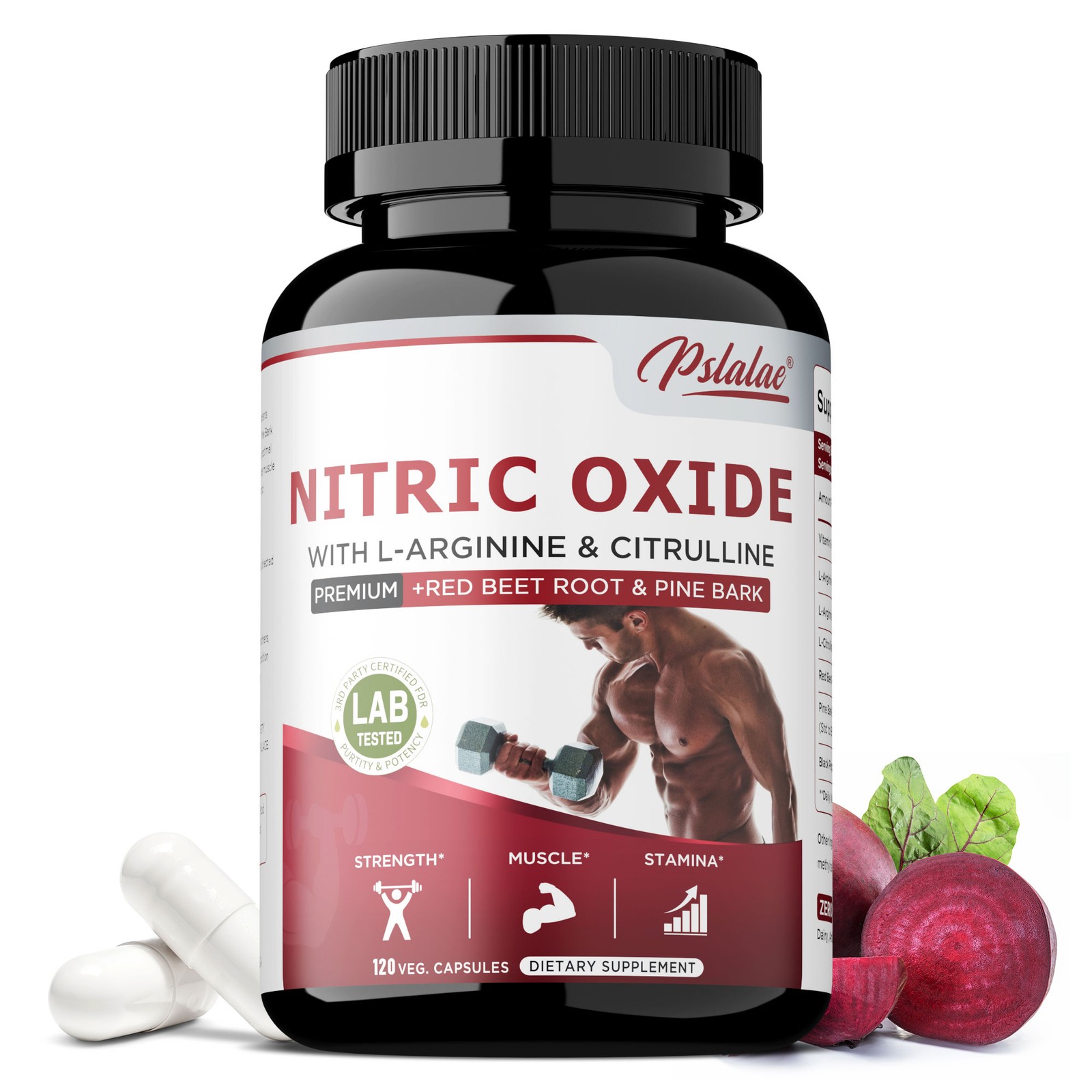 Nitric Oxide 120pcs – Muscle Pumps, Enhance Endurance, Improve Circulation