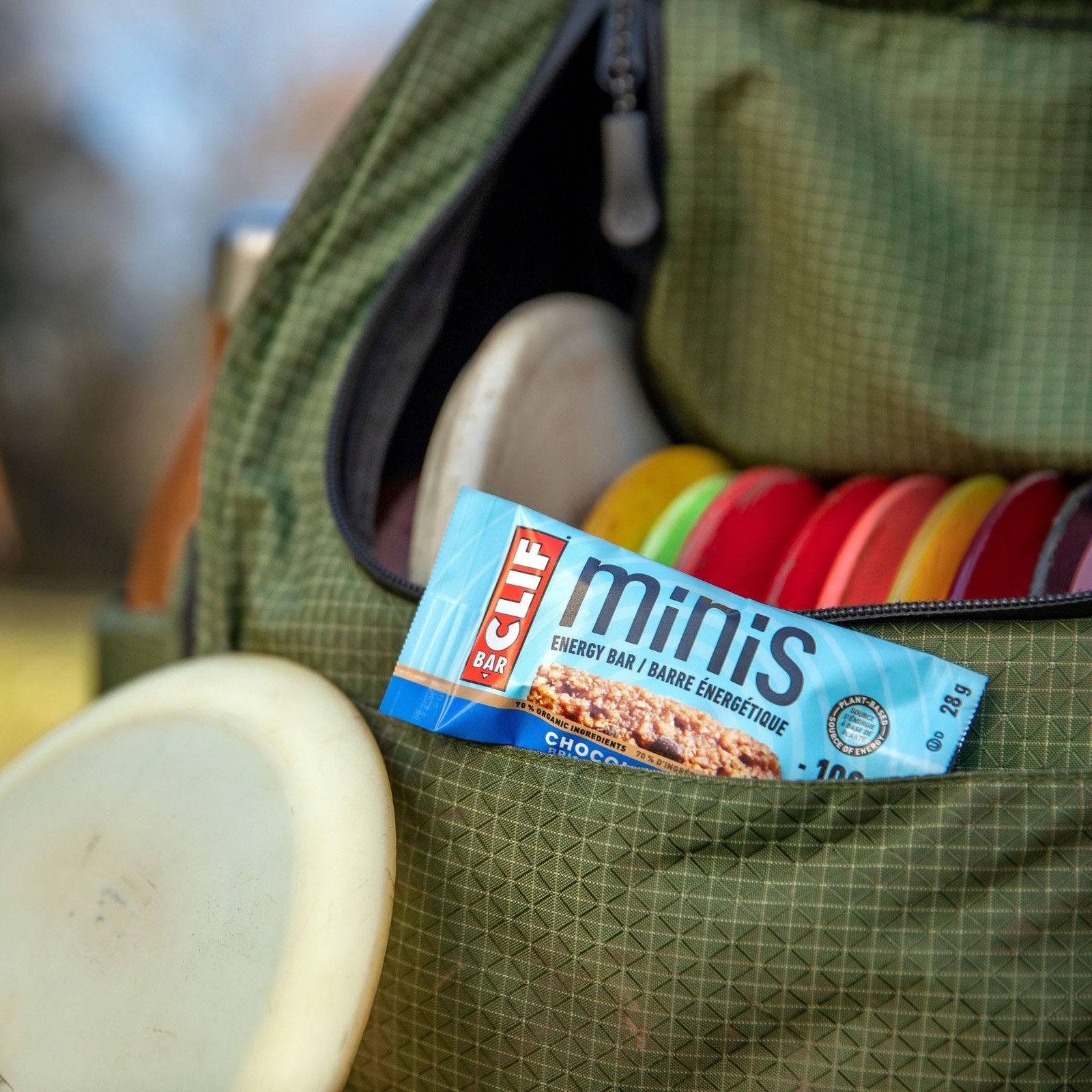 CLIF BAR Minis – Chocolate Chip – Made with 20 Count (Pack of 1), chocolate