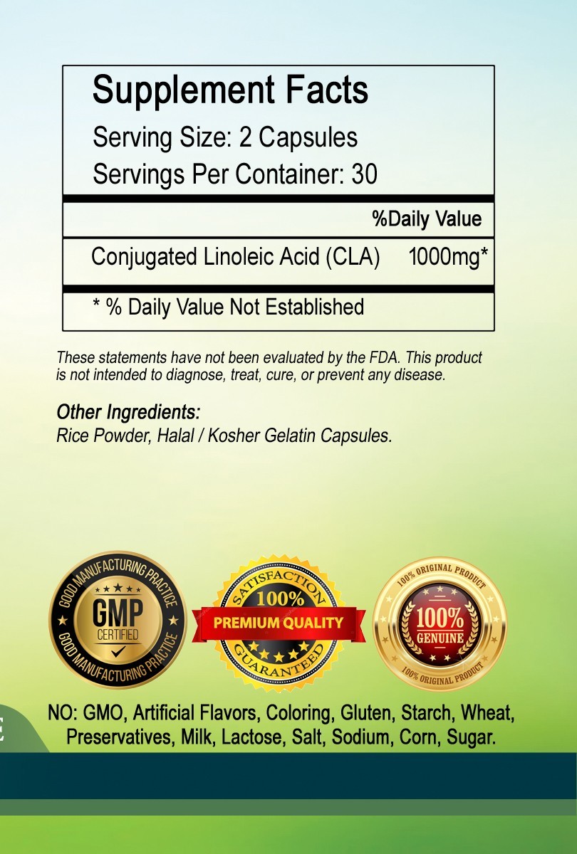 CLA 1000 mg capsules high potency-best