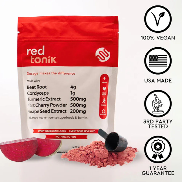 Humantonik Red Tonik 9.5 oz – AUTHENTIC