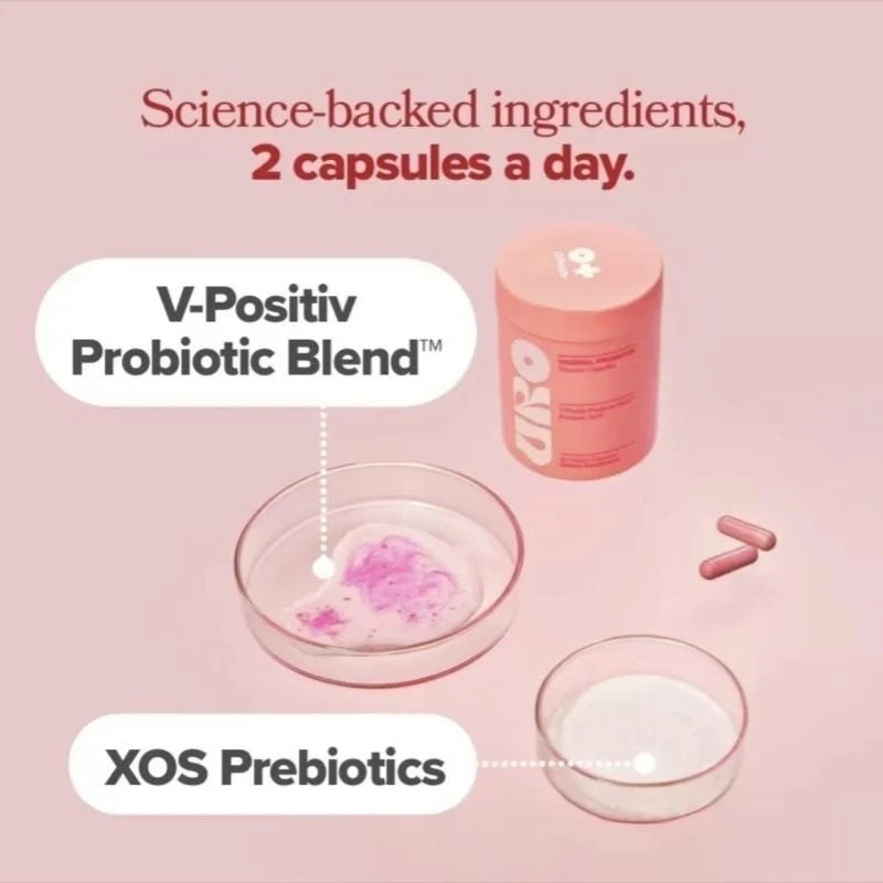 1-3PACK URO O Positiv Vaginal Probiotics for Women pH Balance w/ Prebiotic 60pcs