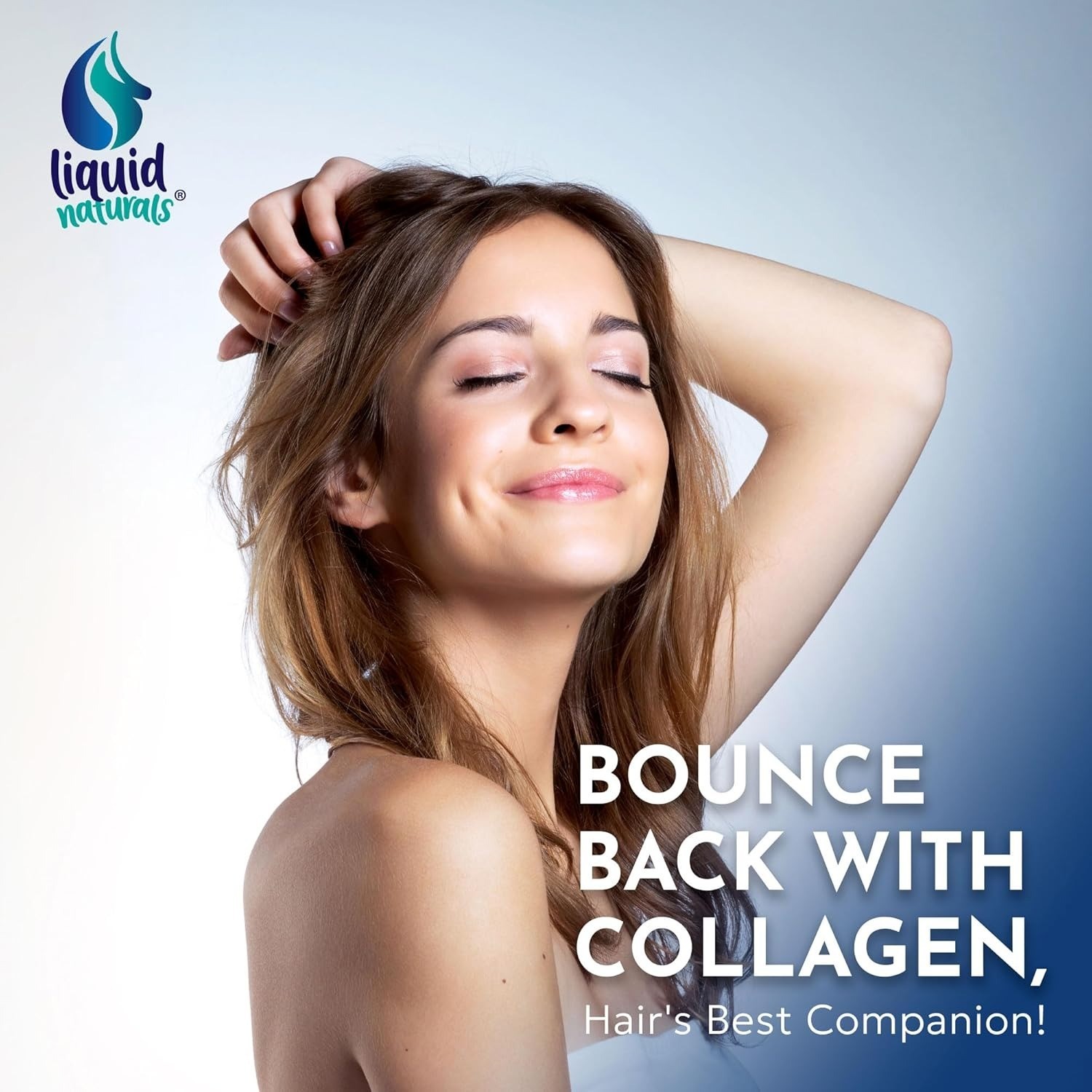 Liquid Collagen & Biotin Drops 2oz | Hair Skin Nail Support | Vanilla Flavor