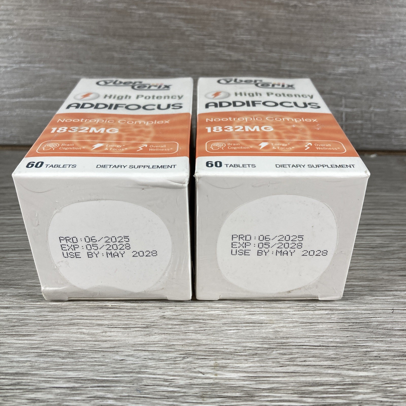 2 pack Cyber Cerix Addifocus – Brain Cognition, Energy & Focus, exp 5/2028