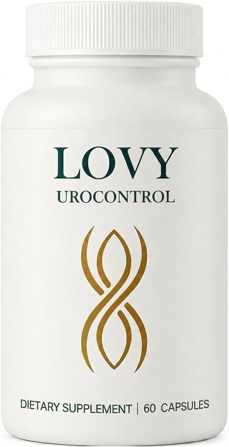 Lovy Urocontrol Capsules Bladder Support Supplement 60ct Non-GMO Vegan