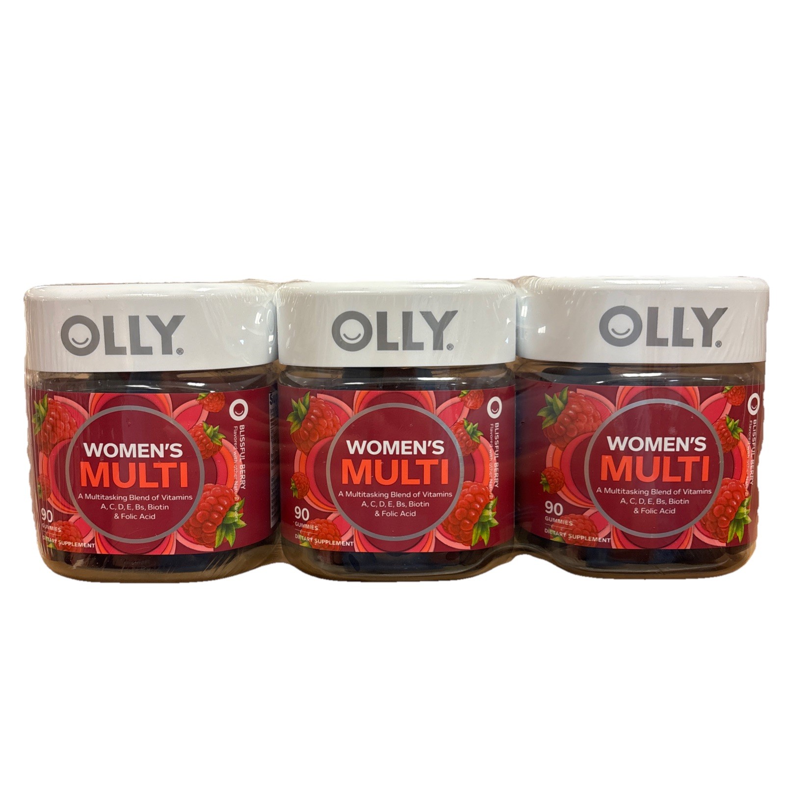 3-PACK Olly Women’s Multivitamin Gummy, Vitamins A D C E Biotin, 270ct BB 7/2027