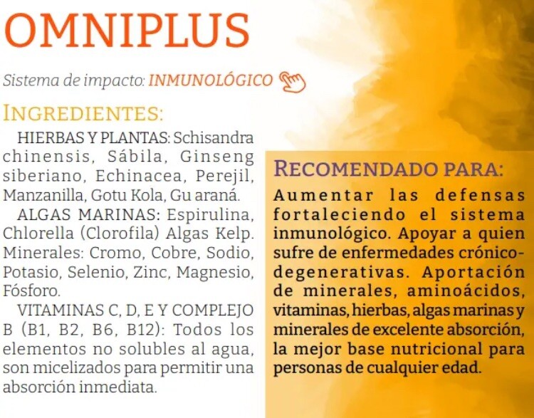 OMNIPLUS FRUTAS | OML Plus Vitamin Mineral Herbal Supplement | **FREE SHIPPING**