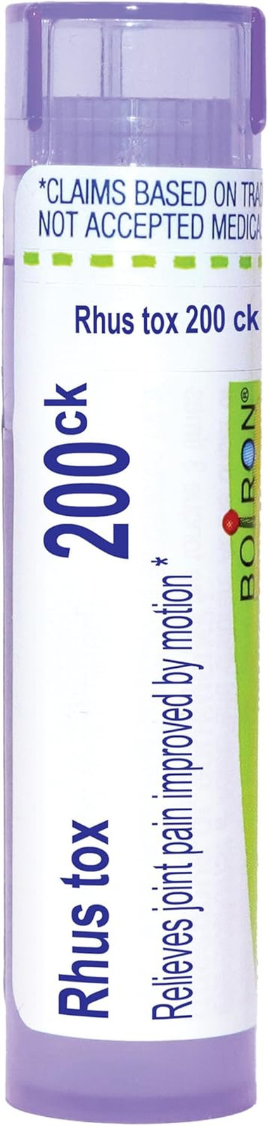 Rhus Toxicodendron 200Ck Homeopathic Medicine for Joint Pain – 80 Pellets