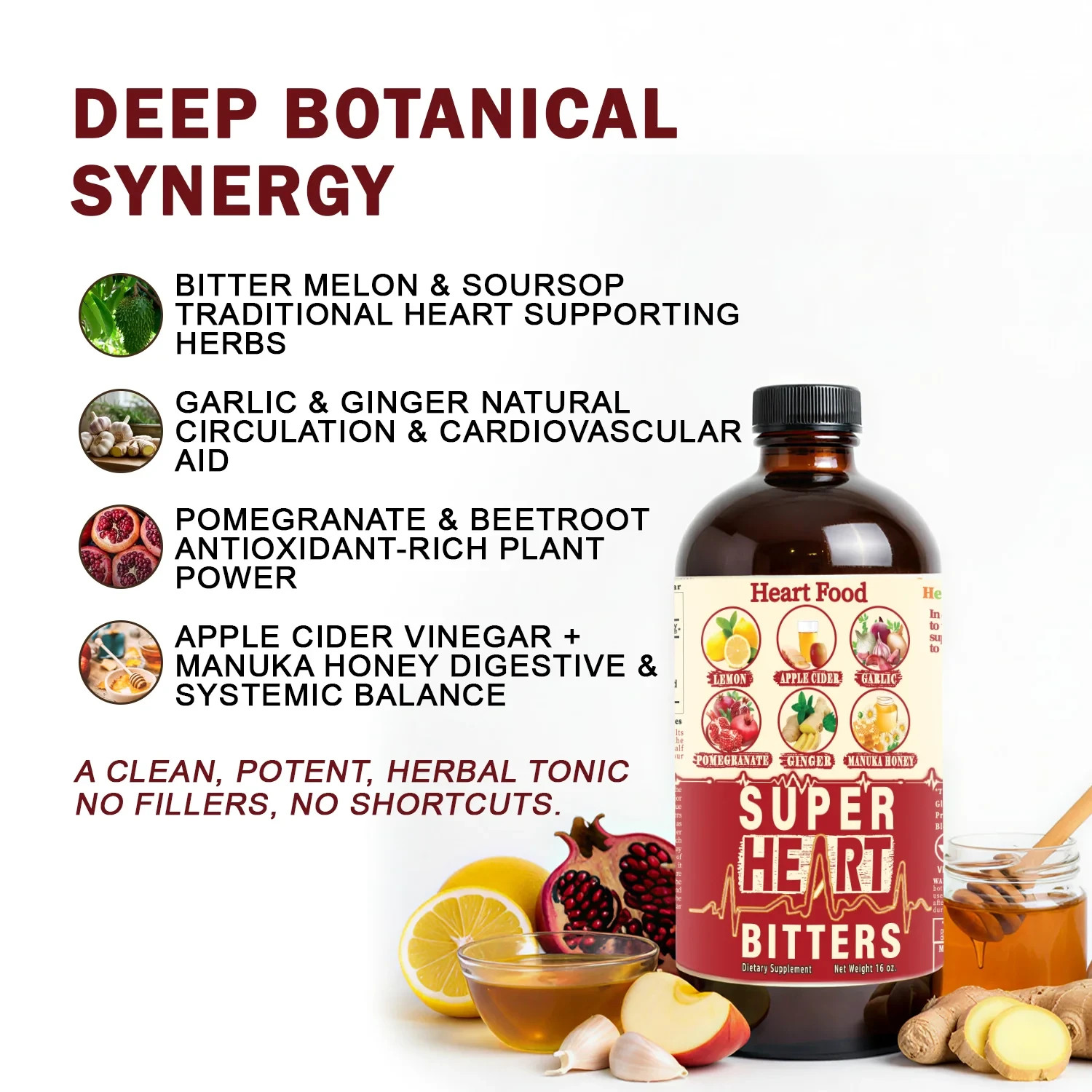 Super Heart Bitter | Cardiovascular Health & Cholesterol Support | Natural Remed