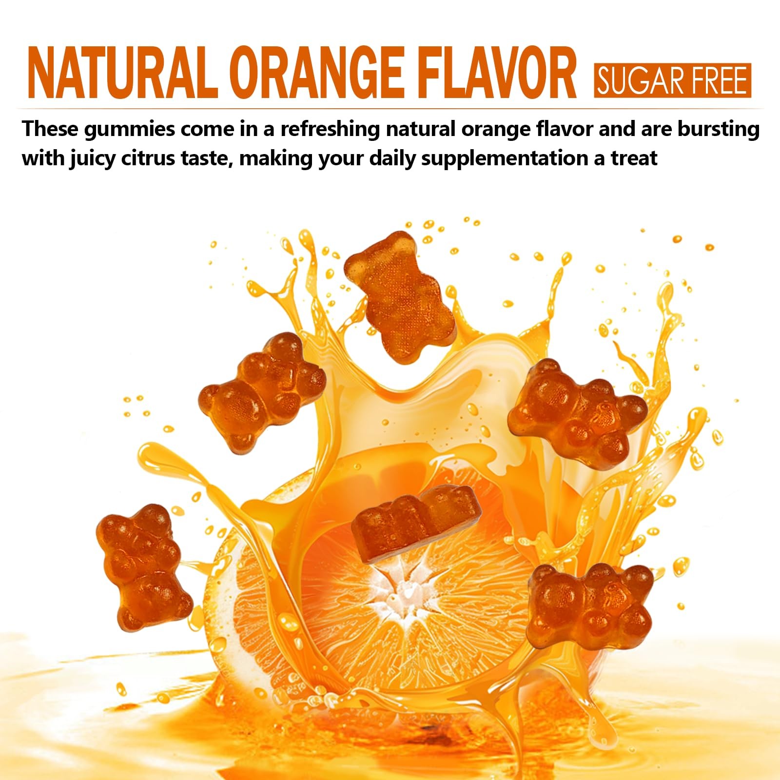 HFELIZ Choline Supplement Gummies Sugar Free, 500mg 60 Count (Pack of 1)