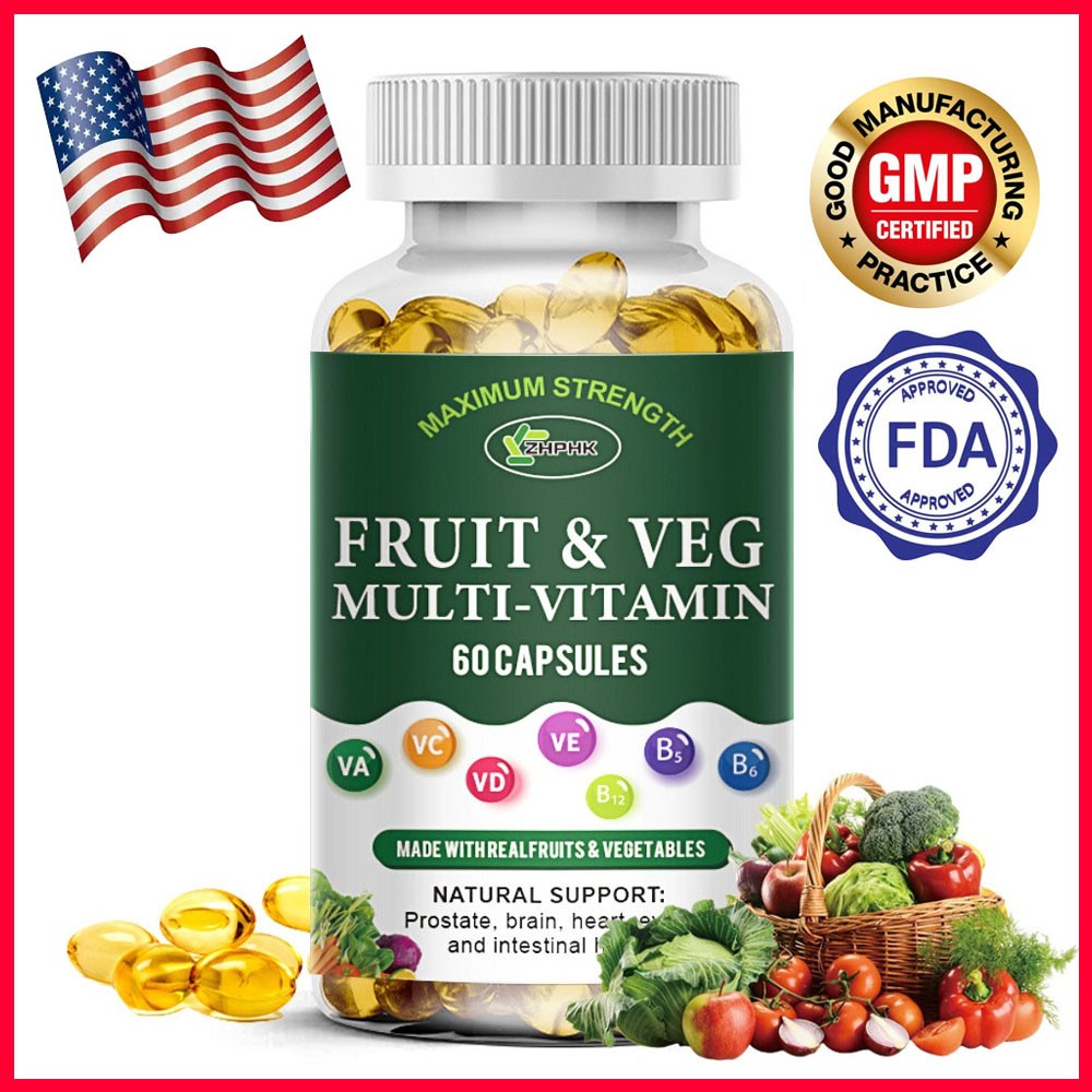 Compound fruit and vegetable capsules support peristalsis defecation metabolism