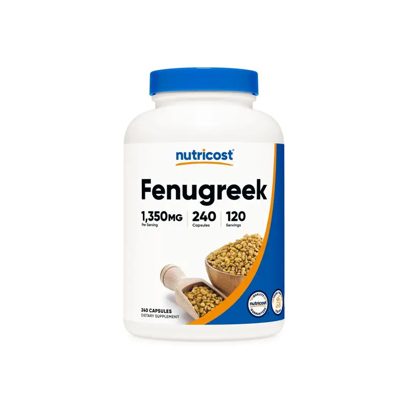 Nutricost Fenugreek Capsules Supplement – 240 Capsules