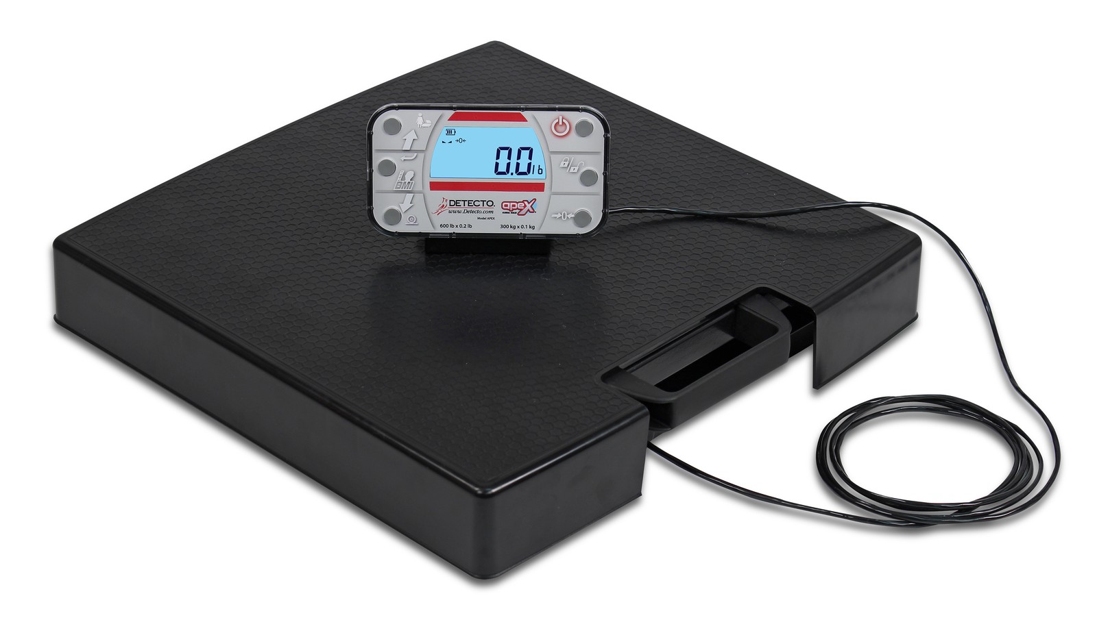 Detecto APEX-RI-AC Remote Indicator Portable Doctor Scale AC Adapter 600 x 0.2lb