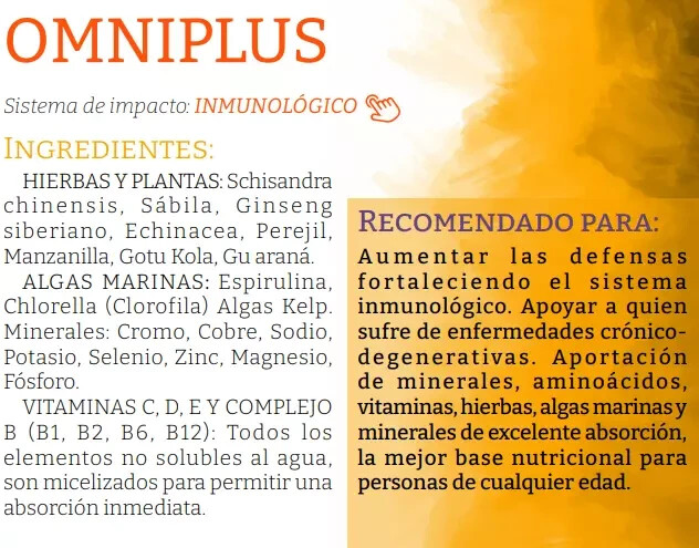 OMNIPLUS FRUTAS | OML Plus Vitamin Mineral Herbal Supplement | **FREE SHIPPING**