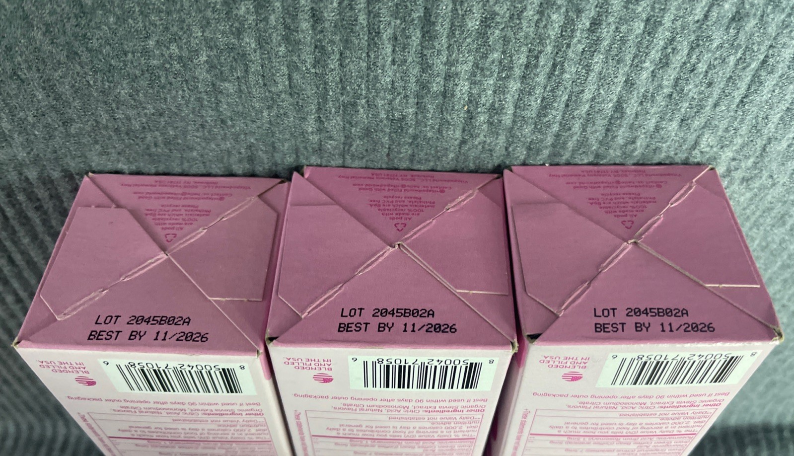 Lot of 3 VITAPOD Paris Hilton Refill Pods Radiant Rose 7 Pods In box, 21 Total