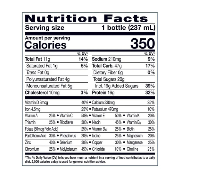 Ensure Plus Nutrition Shake Vanilla 16 Pack 16g Protein 8oz