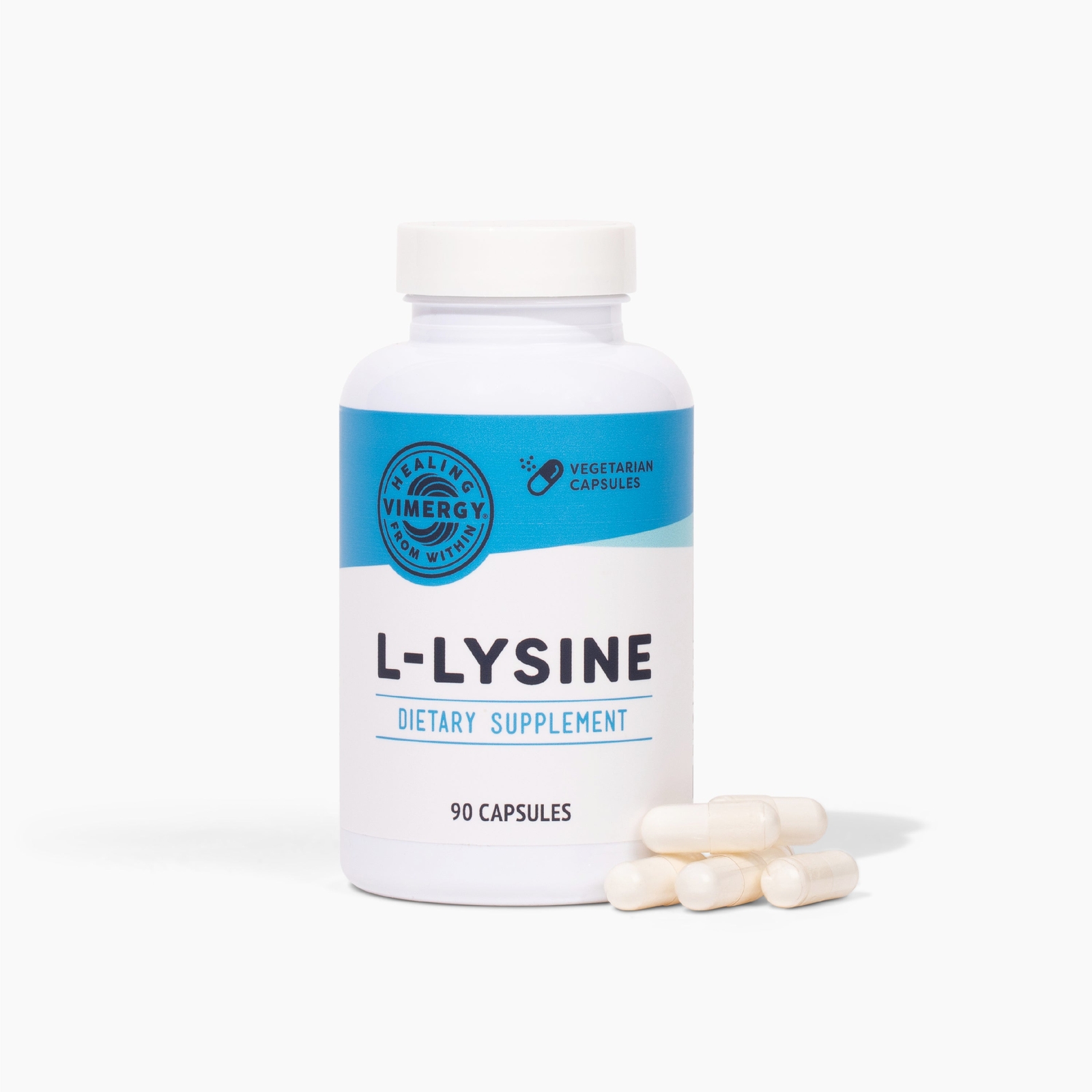 Vimergy L-Lysine 500MG Capsules, Trial Size – 90 Servings