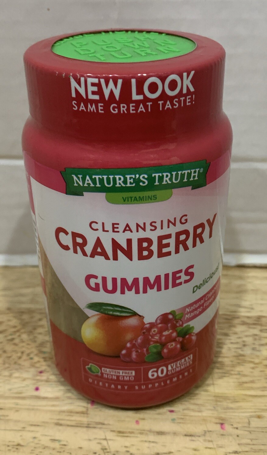 Cranberry Gummies | 60 Count | Vegan Cranberry Mango Flavor | by Nature’s Truth