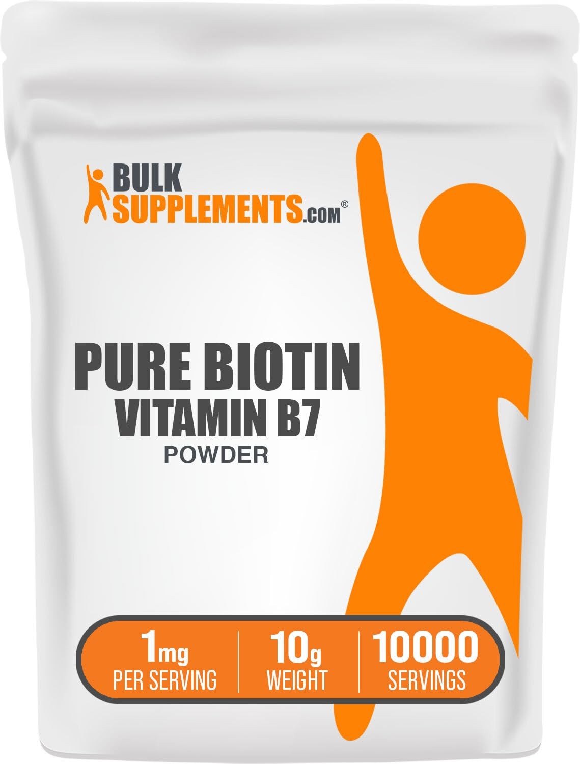 Pure Biotin Powder 10G Vitamin B7 Supplement For Health And Wellness Quality