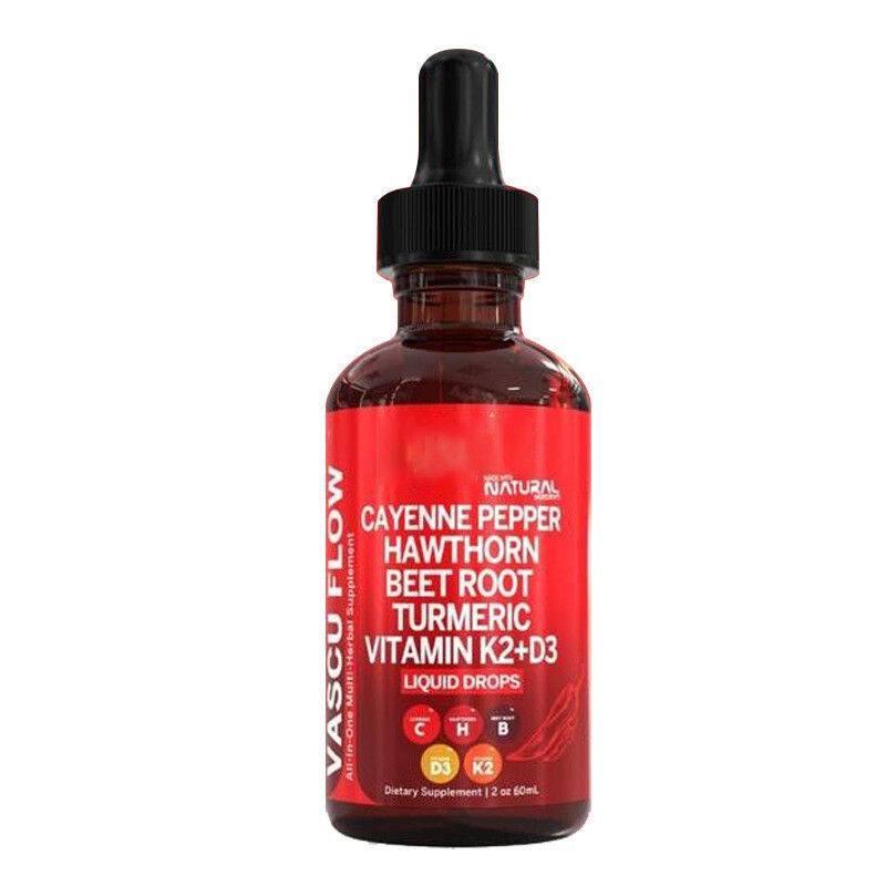 Hawthorn Pepper Beet Root Turmeric Vitamin K2+D3 1/2/3PCS Liquid Drops Cayenne