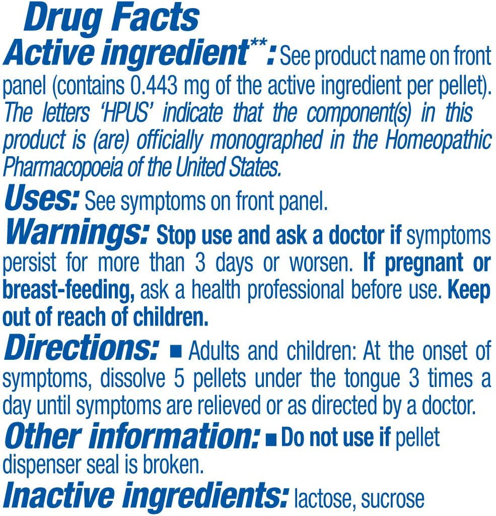 Boiron Hypericum Perforatum, 80 Pellets, Homeopathic Medicine for Nerve Pain