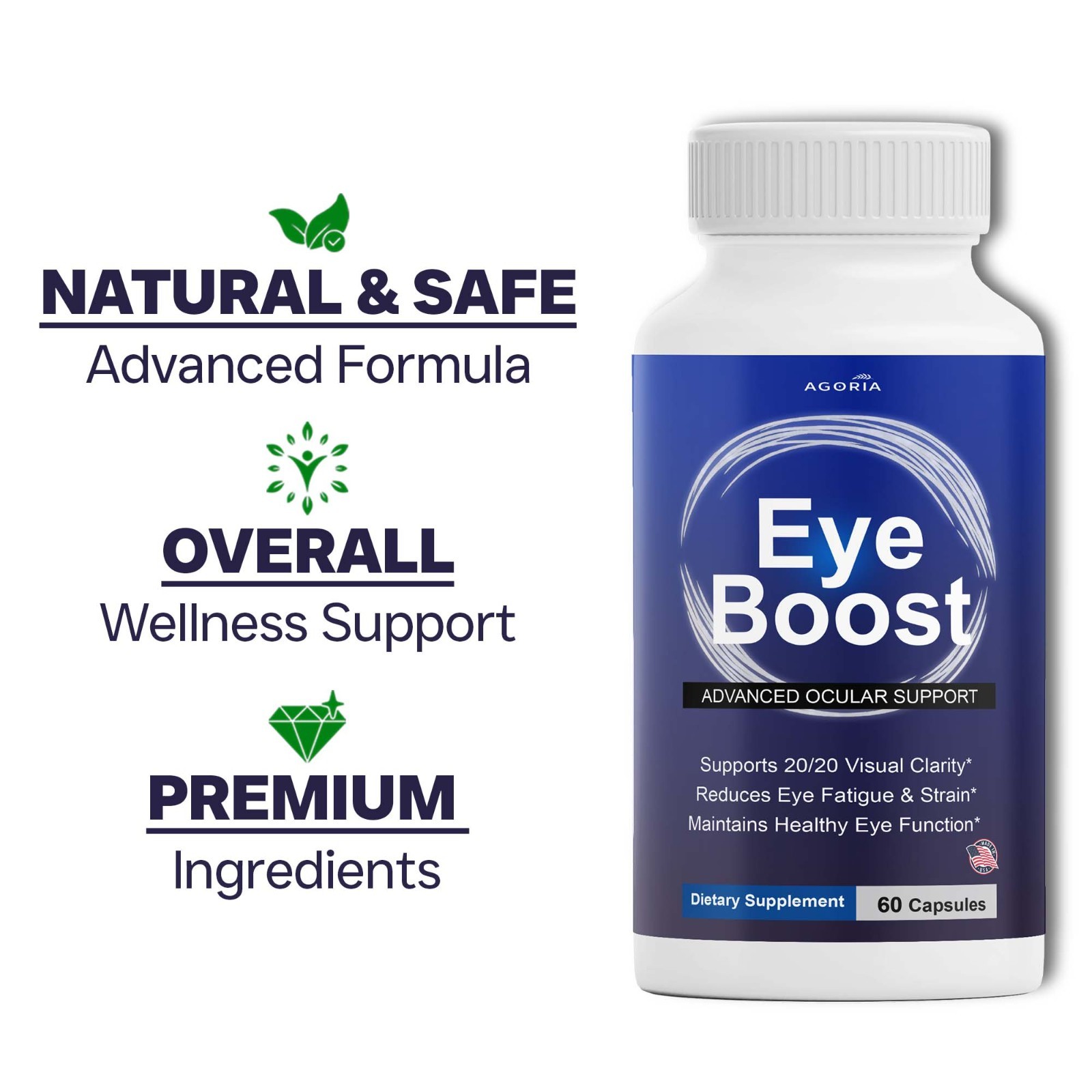 ( 6 Pack ) Eye Boost Capsules, EyeBoost Eye Health & Vision Support Supplement