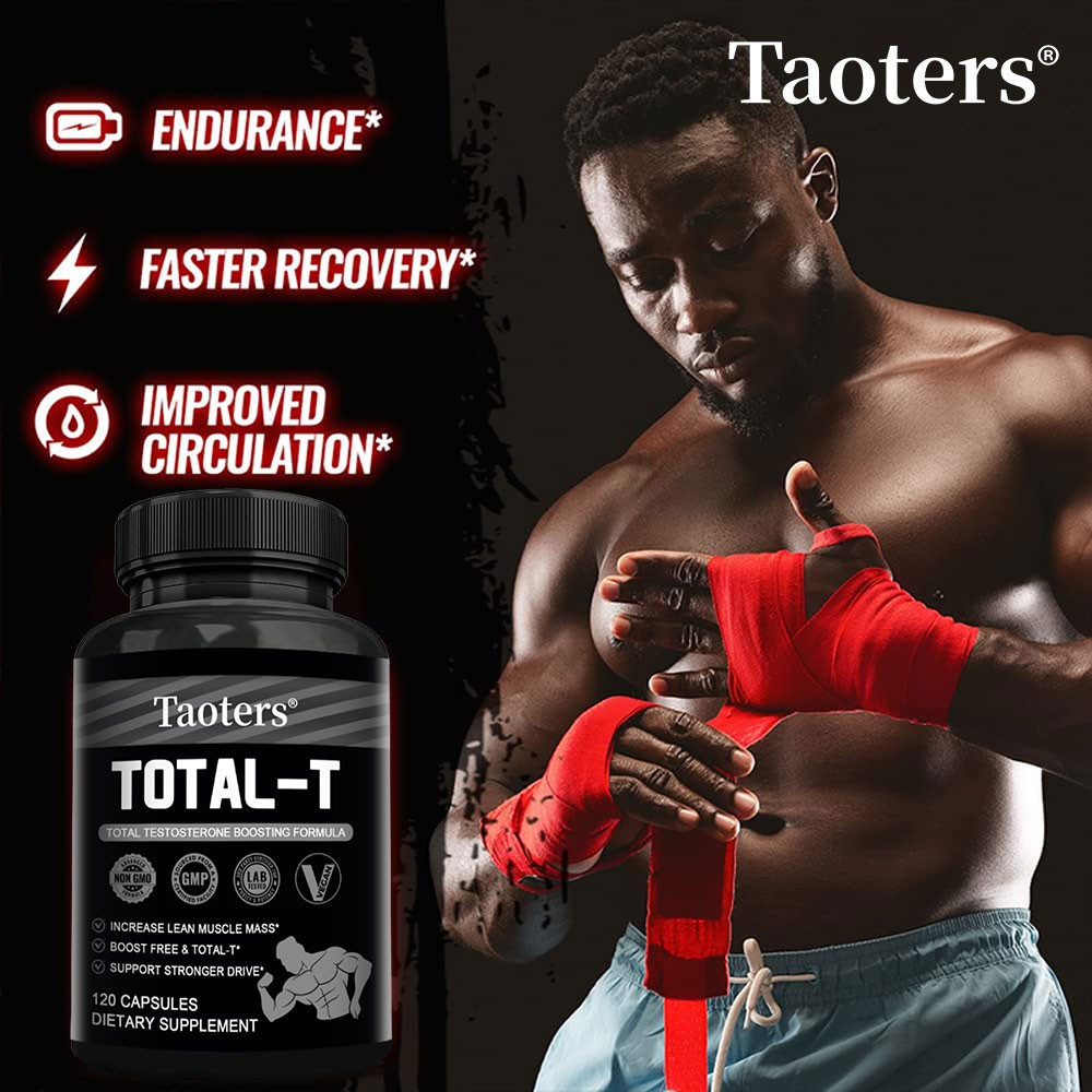 Total-T – Testosteron Booster, Muscle, Stamina, Performance-120 capsules