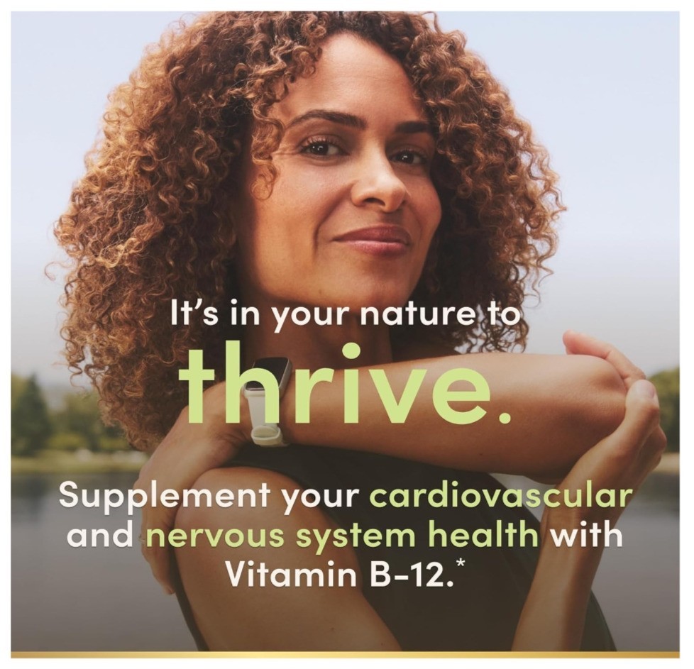 Nature’s Bounty Vitamin B12 2500mcg Energy Support Cherry 75 Quick Dissolve Tabs