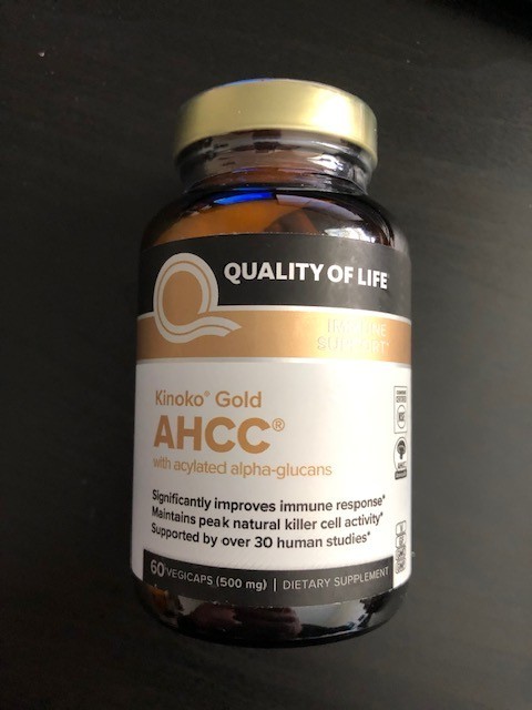 Quality Of Life Kinoko Gold AHCC 60 Vegcaps 500 mg Exp. 09/2027