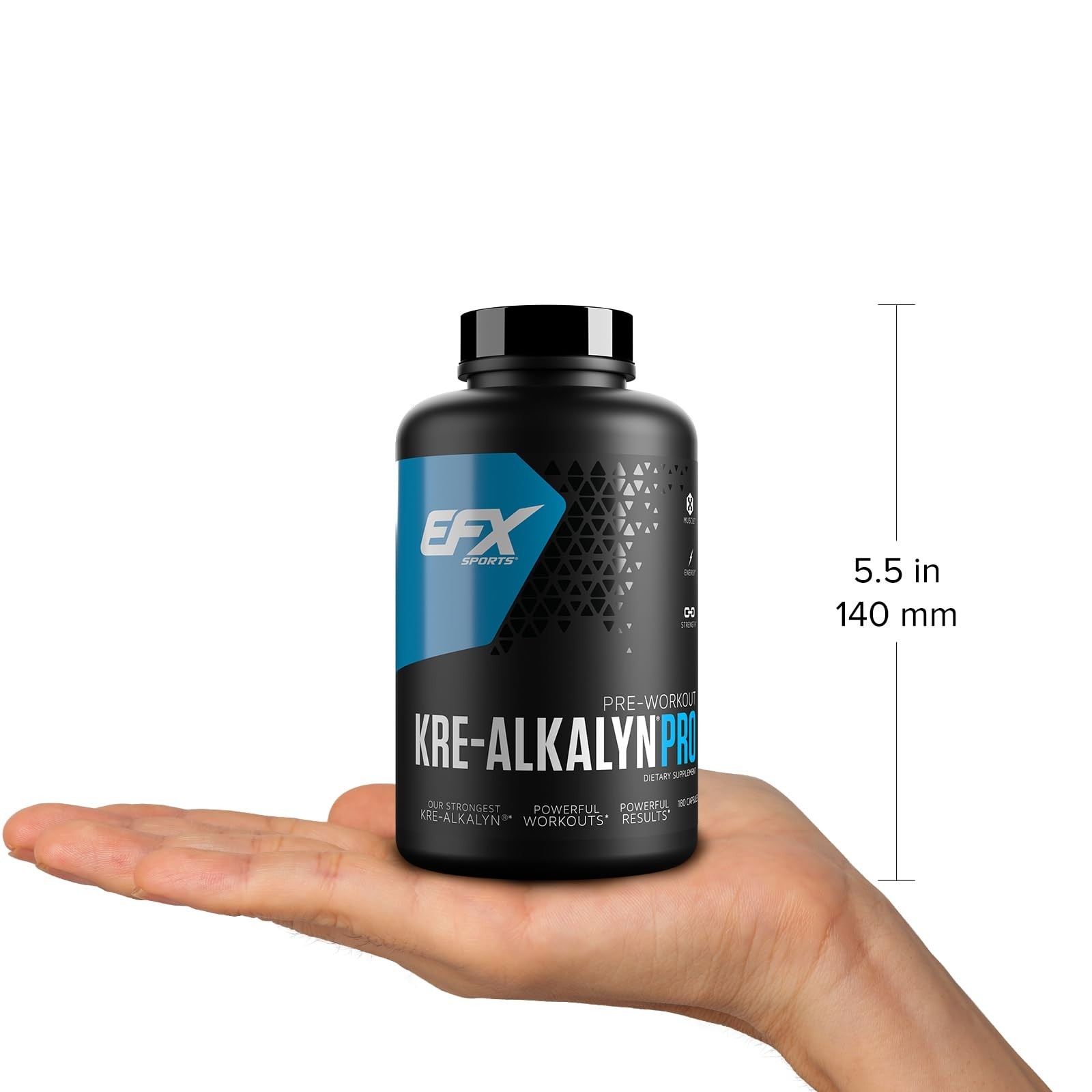EFX Sports Kre-Alkalyn Pro 180 Count (Pack of 1)