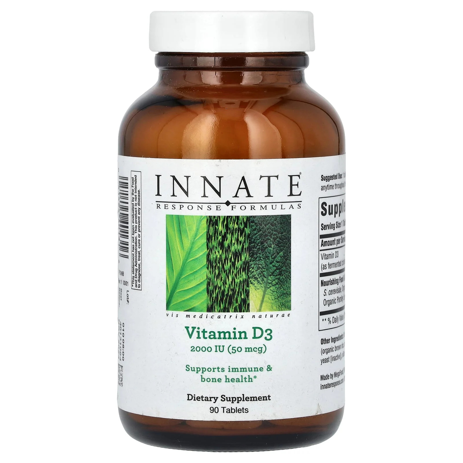 2 X Innate Response Formulas, Vitamin D3, 50 mcg (2000 IU), 90 Tablets