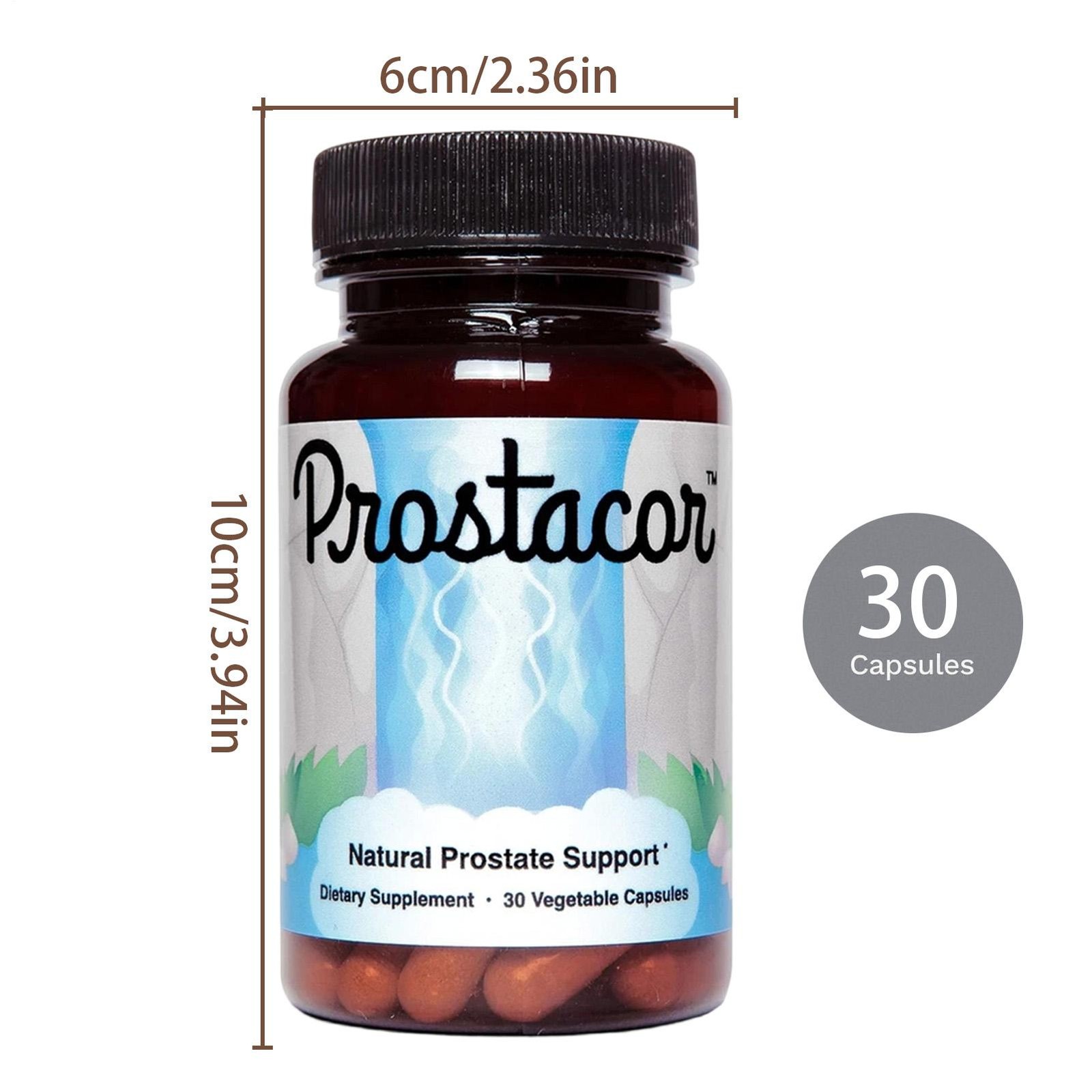 Natural Prostate Support Supplement – Non-GMO, Vegan, Gluten-Free, 30ct