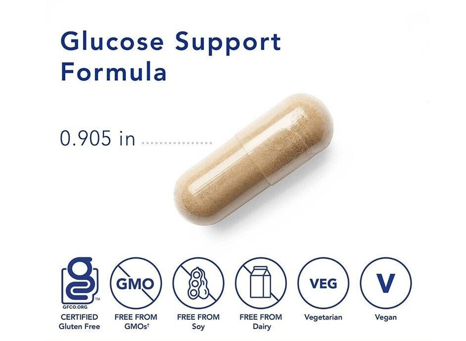 PURE ENCAPSULATIONS GLUCOSE SUPPORT FORMULA 60 CAPS EXP. 12/2025+