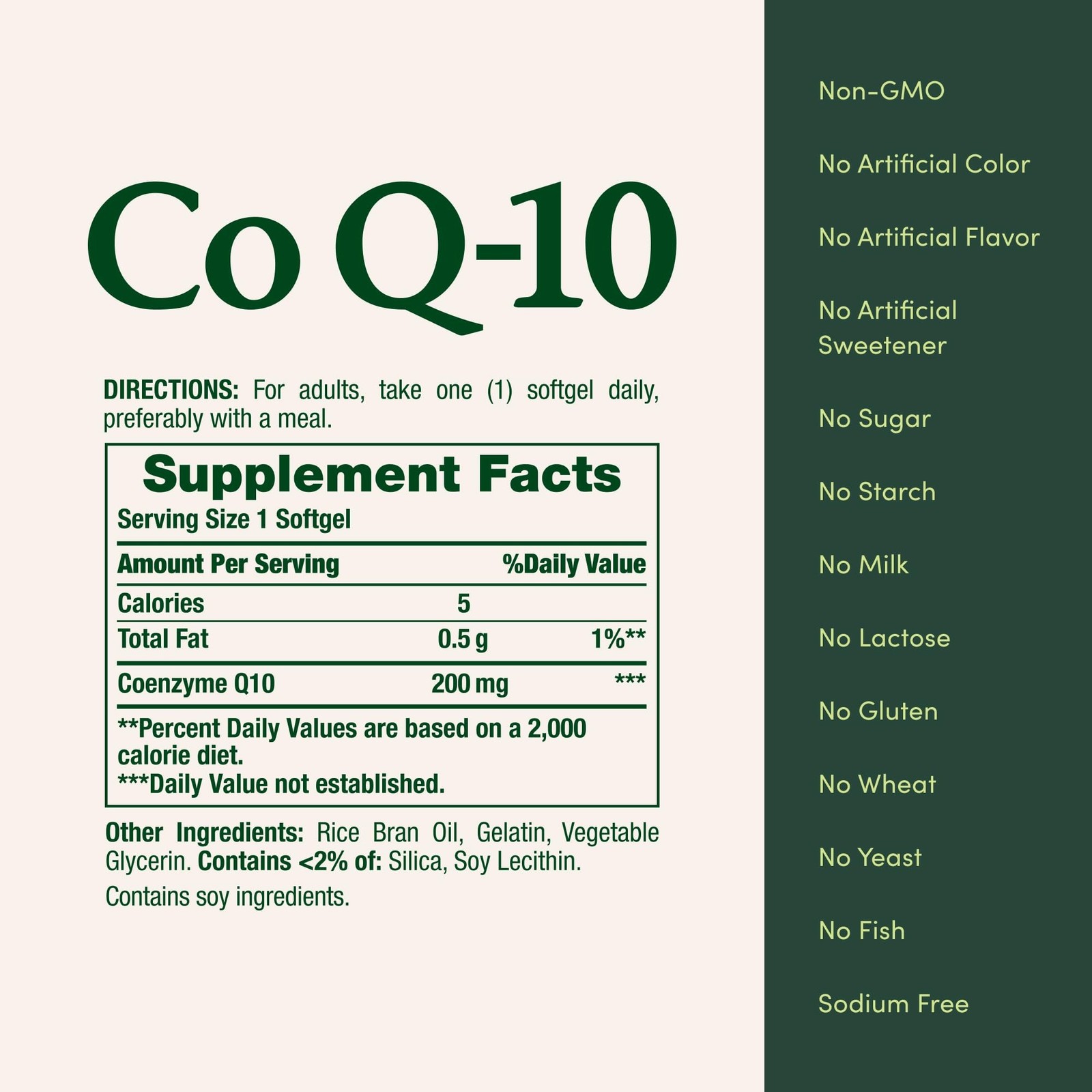 Nature’s Bounty CoQ10, Supports Heart Health, Dietary Supplement, 200mg, 80 R…