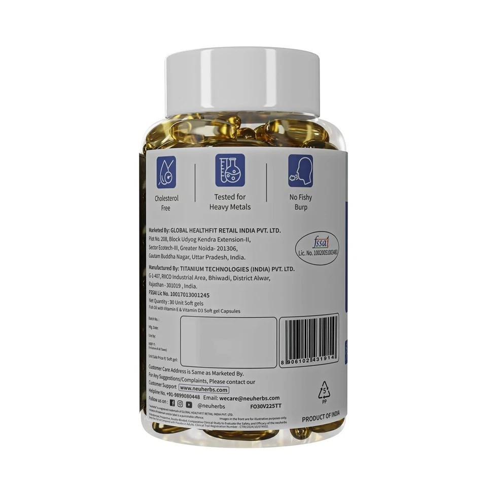Deep Sea Omega 3 Fish Oil – Supplement Triple Strength 2500 Mg, No Fishy Burp a3