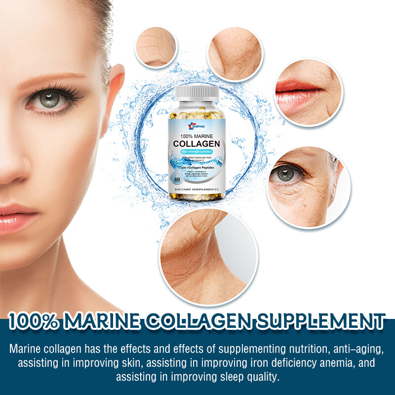 Marine collagen helps bones joints skin moisturize brighten and repair the skin