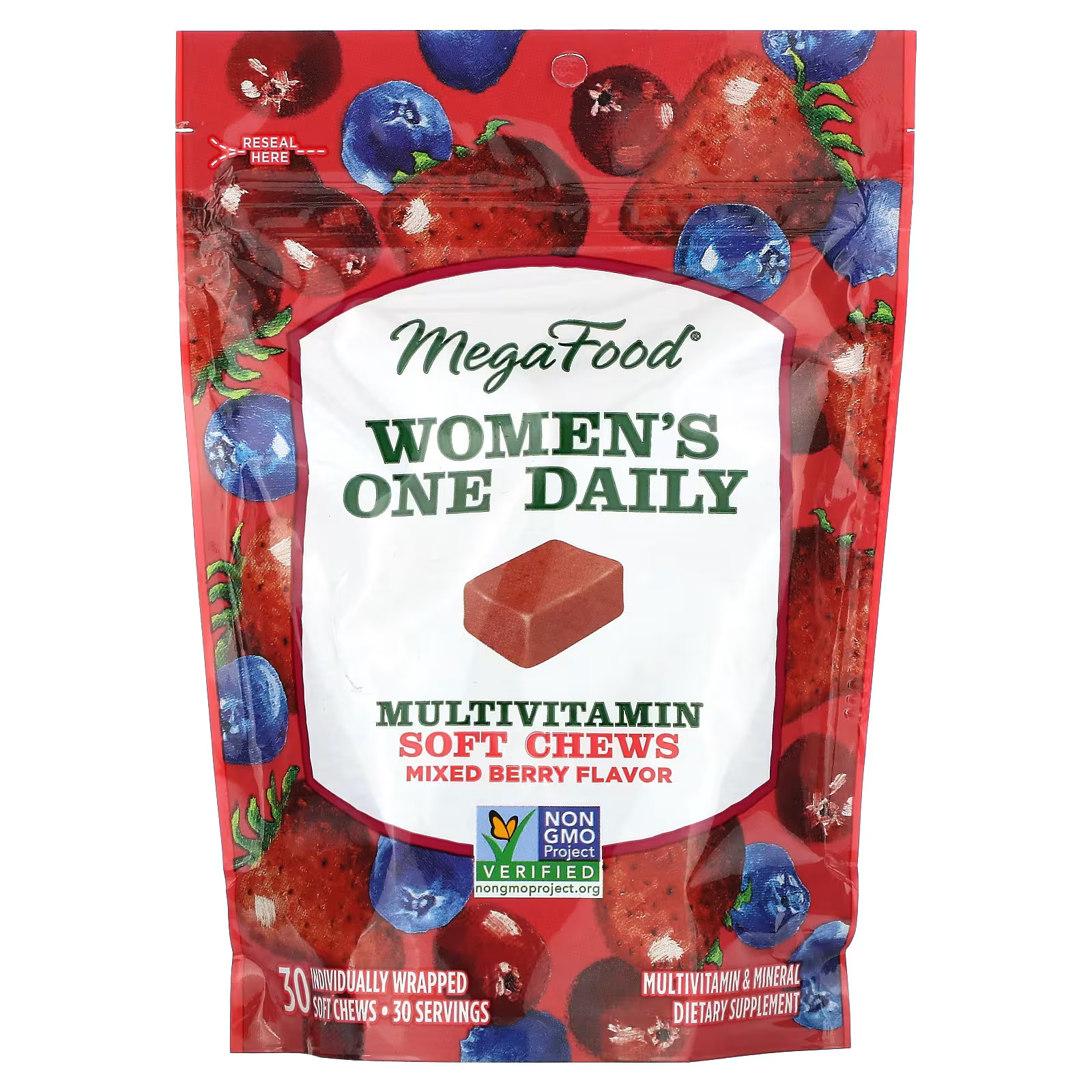 2 X MegaFood, Women’s One Daily Multivitamin, Mixed Berry, 30 Individ-worldwide