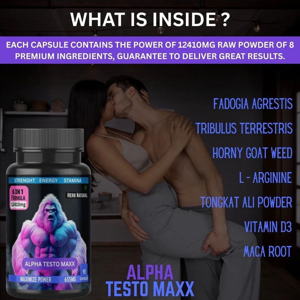 NEW . 90 Powerful capsule Works Fast. 100% Ayurvedic Money Back Guarante