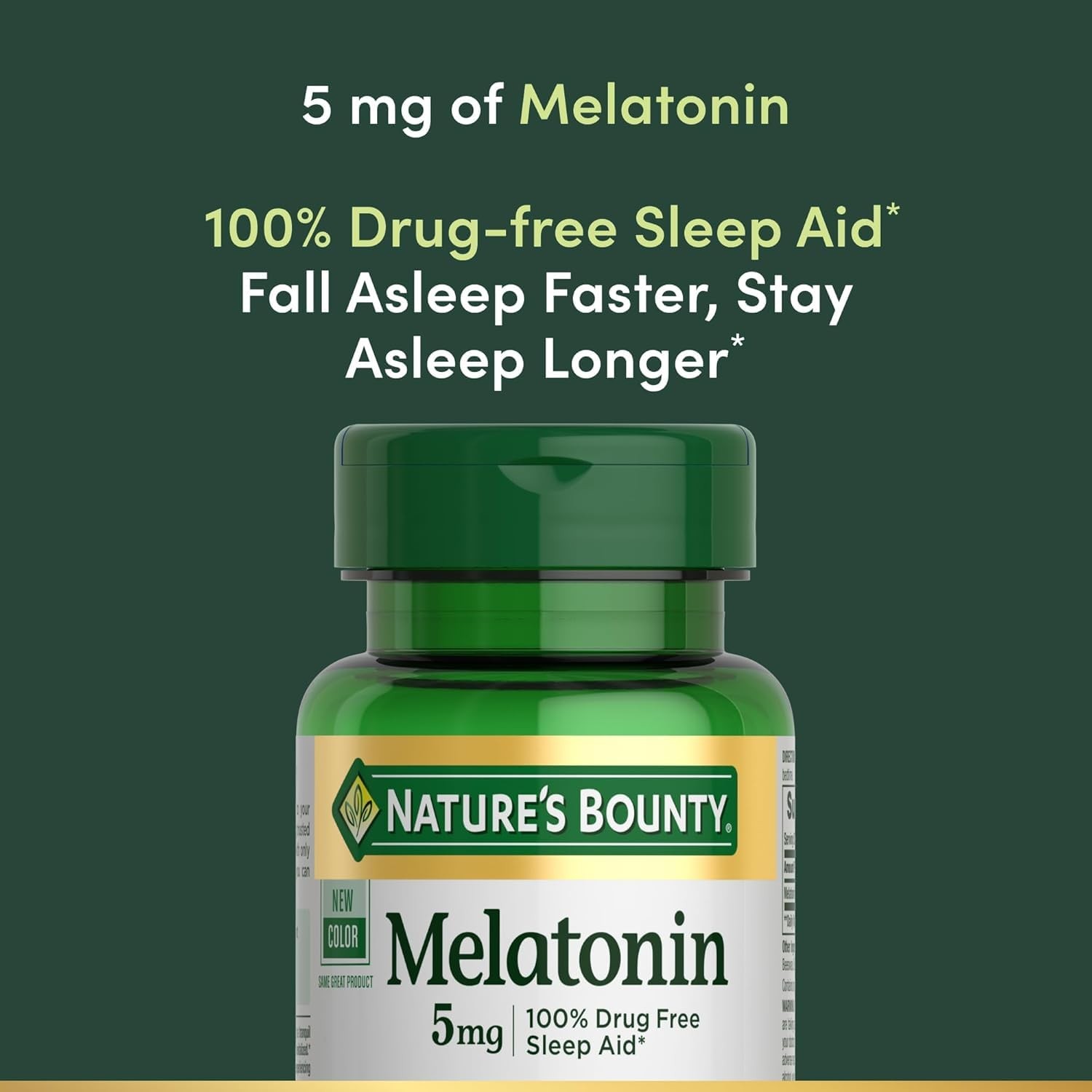 Nature’s Bounty Super Strength Melatonin 5 mg Softgels 90 ea Pack of 4