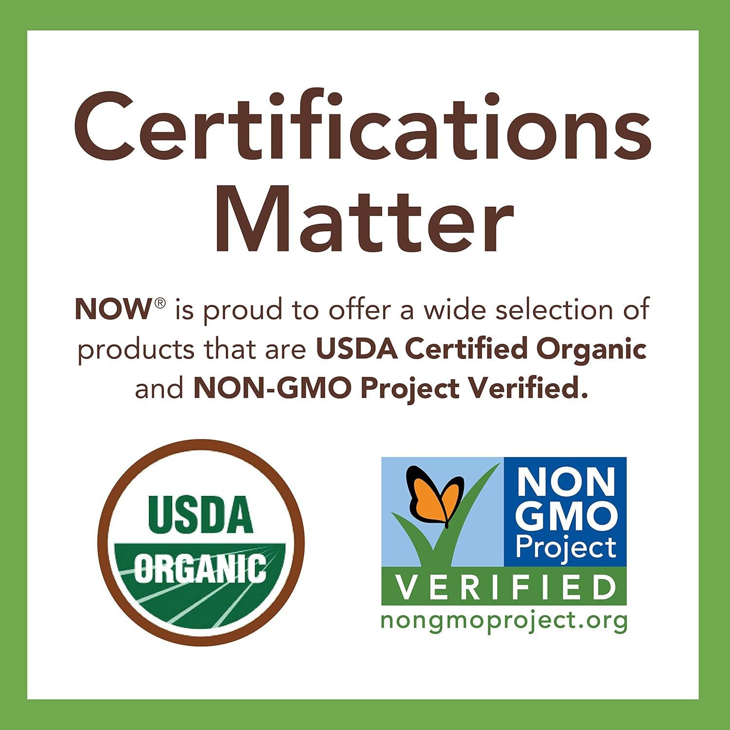 NOW, Certified Organic Monk Fruit Extract Powder, Zero Calorie Sweetener, 0.7-Oz
