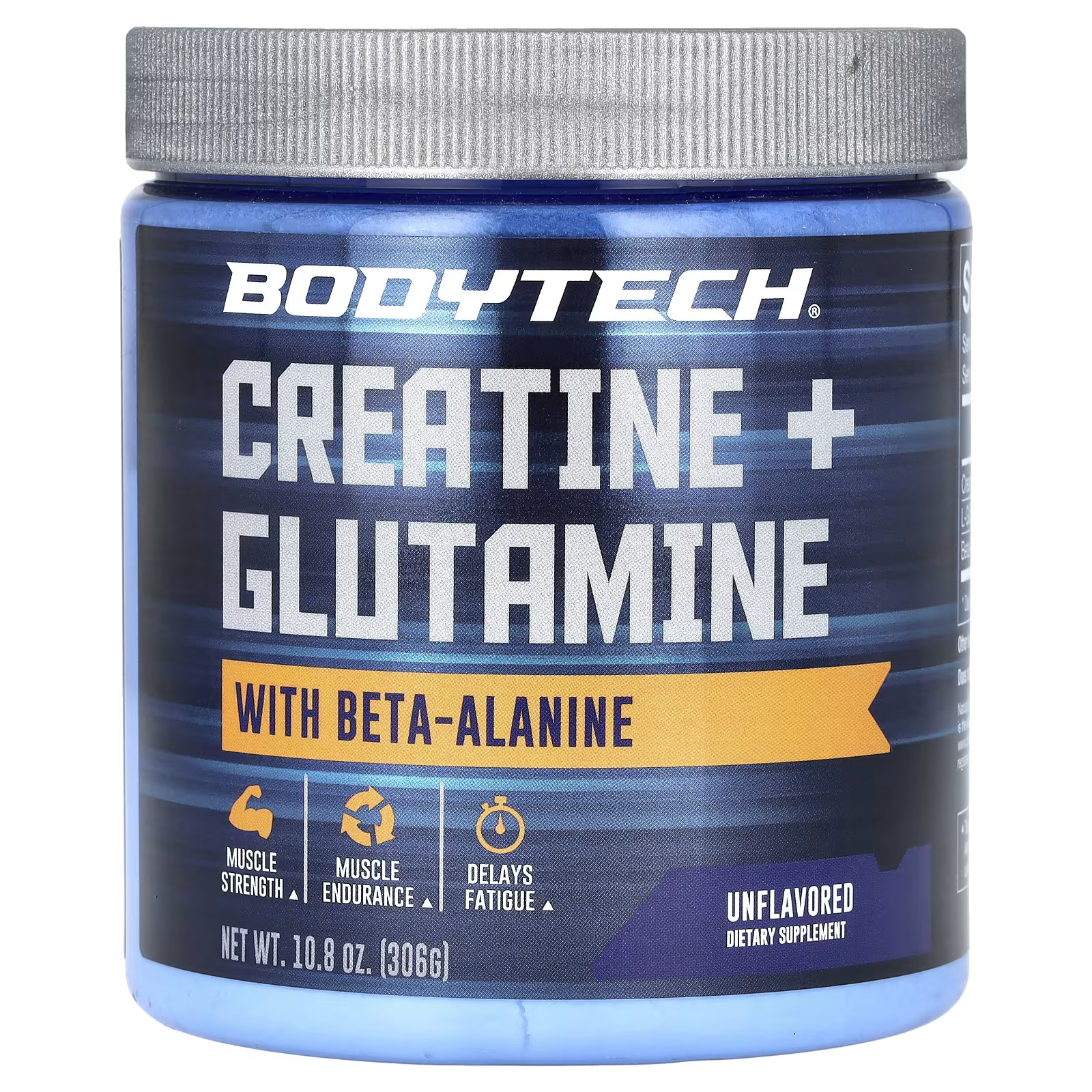 2 X BodyTech, Creatine + Glutamine With Beta-Alanine, Unflavored, 10.8 oz (306 g