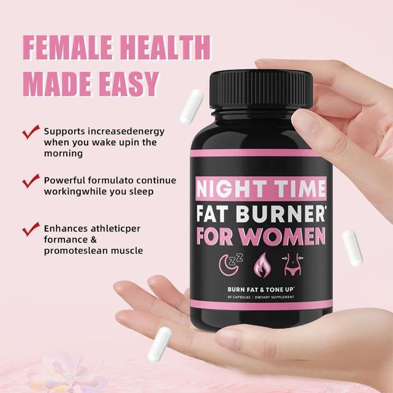 Latest HOT US~2025 3X Weight Loss Night Time Fat Burner Supplement for women