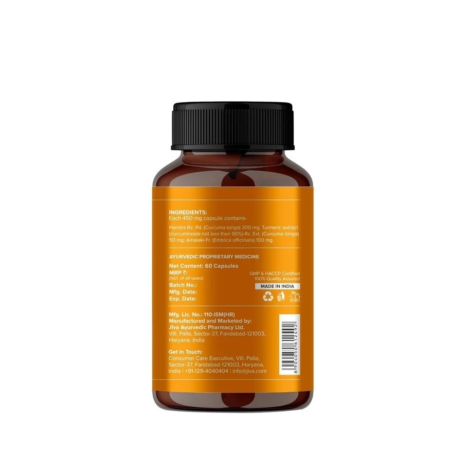 Turmeric Capsules | Boosts Immunity & Promotes Healthy Skin ( pack of 3 ) J902