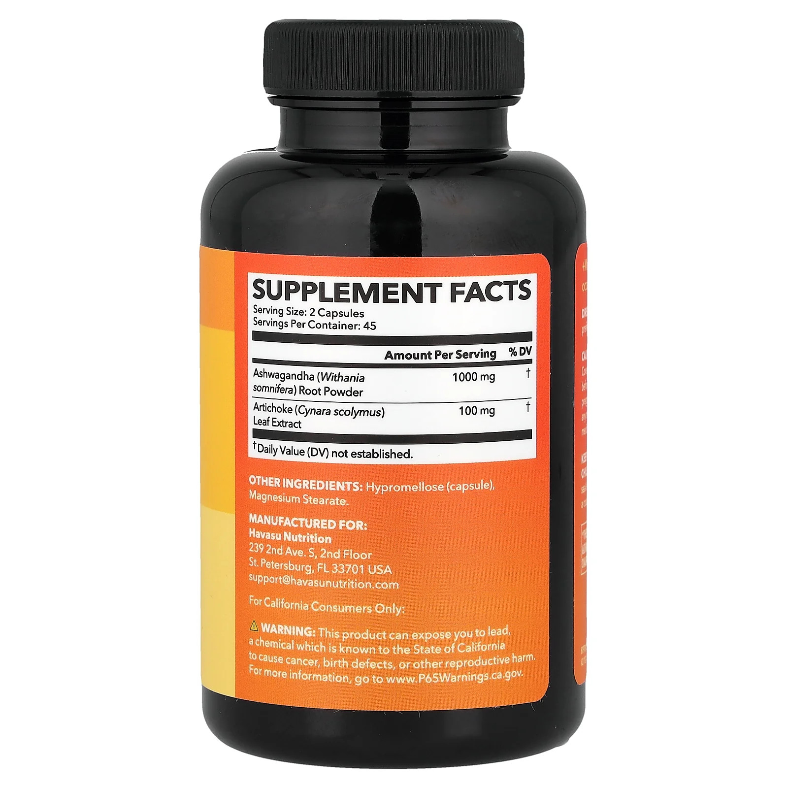 2 X Havasu Nutrition, Ashwagandha, 90 Capsules