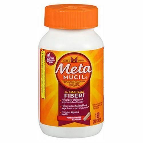 Metamucil Multihealth Fiber Capsules 160 caps By Metamucil