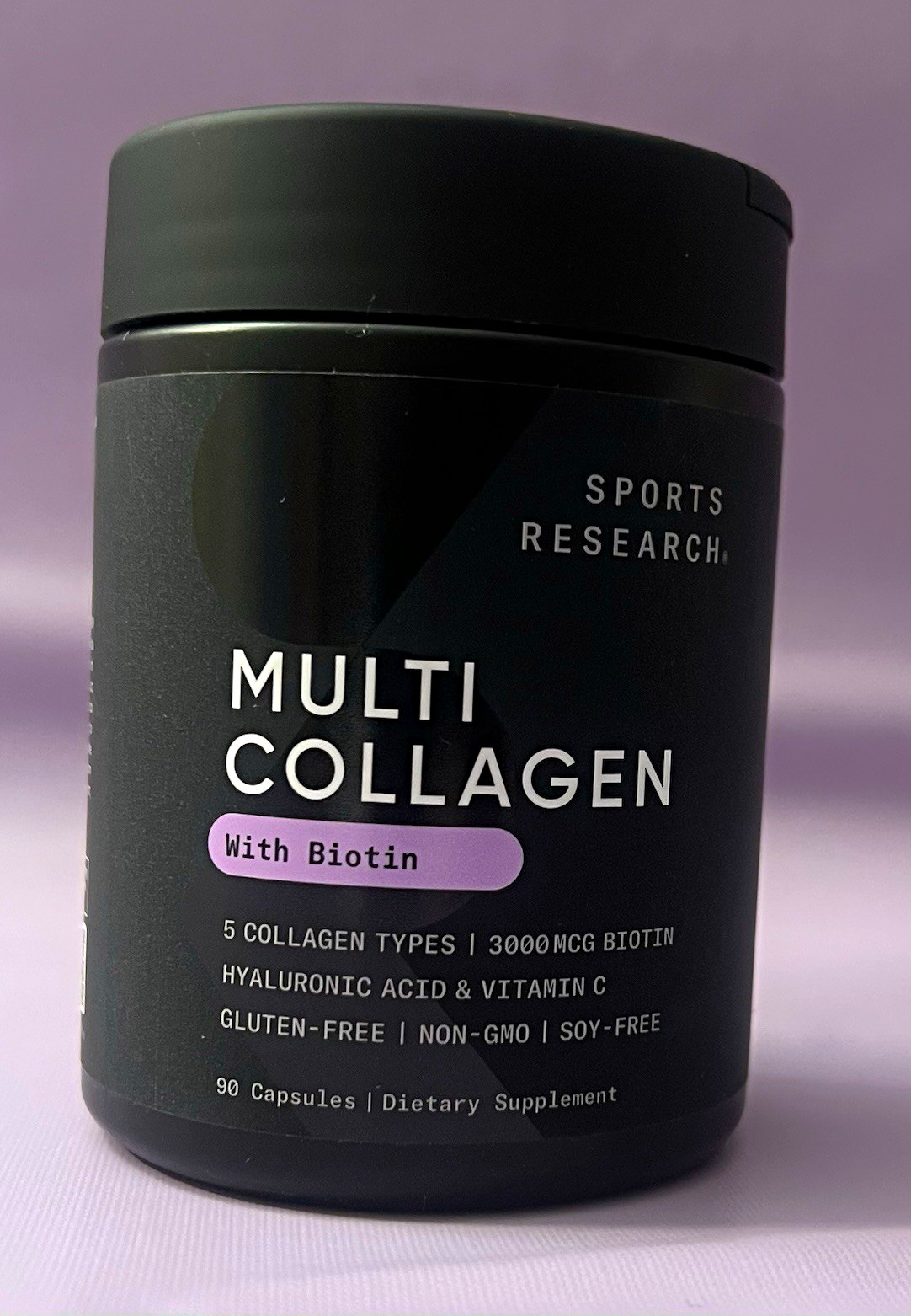 Sports Research Multi Collagen Biotin Vit C Hyaluronic 90 Caps 03/2029