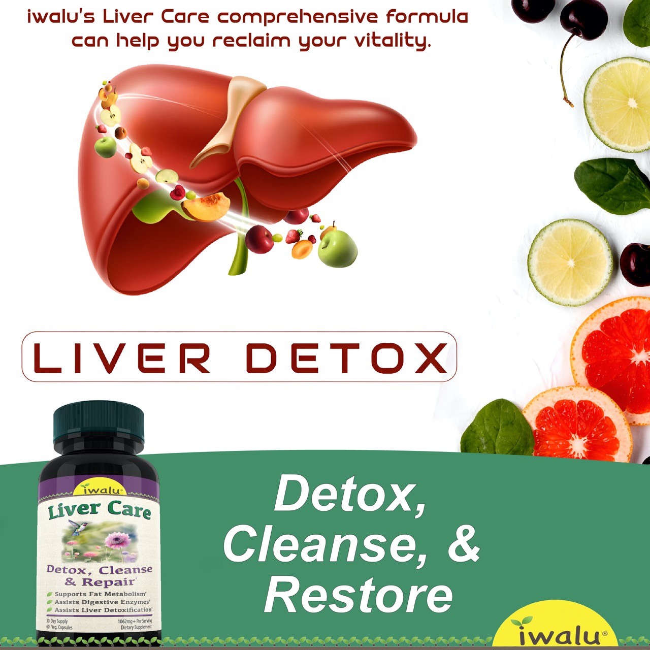 Liver Care | Best Duck Flower Detox | *FAST FREE SHIPPING* Same Day – USA Made