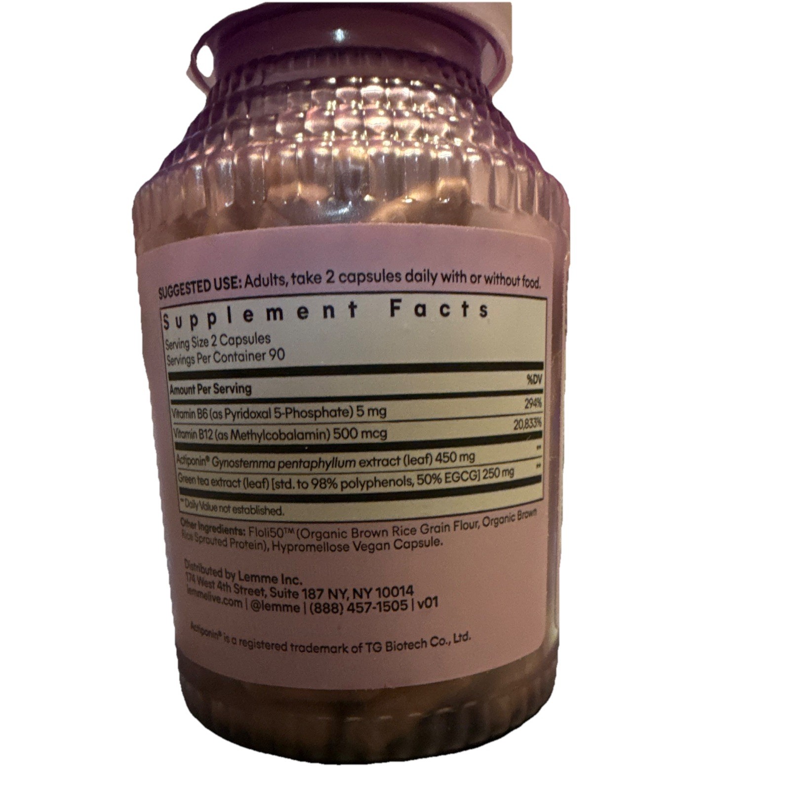 Lemme BURN Metabolism & AMPK Activator 180 Capsules Vegan Non-GMO Gluten-Free