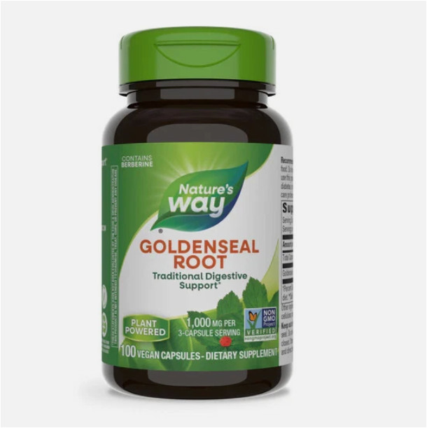 Nature’s Way, Goldenseal Root, 333 mg, 100 Vegan Capsules 11/2028