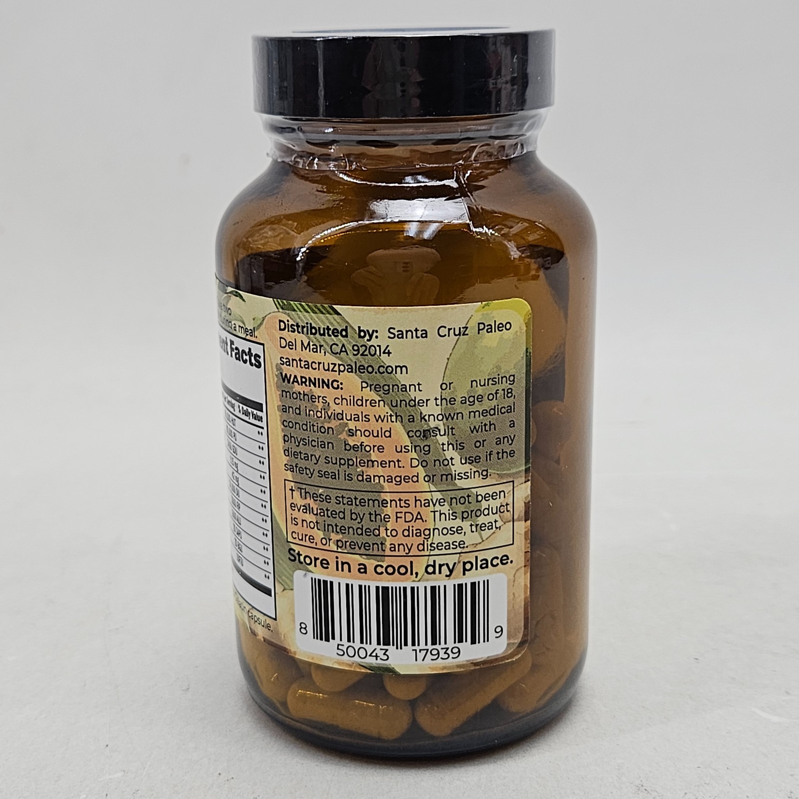 3 Santa Cruz Paleo Pre-Feast Digestive Supplement 60 caps nov27 pack